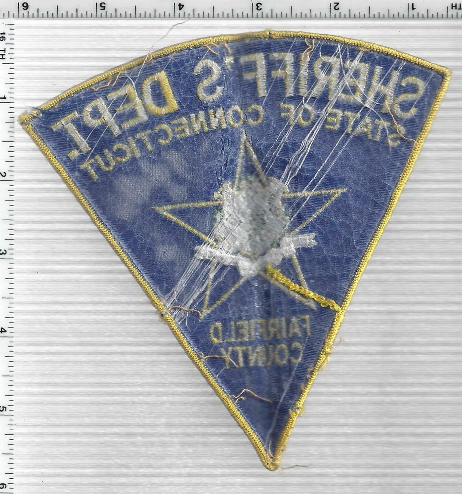 Fairfield County Sheriff's Dept (Connecticut) 1st Issue Uniform Take-Off Patch