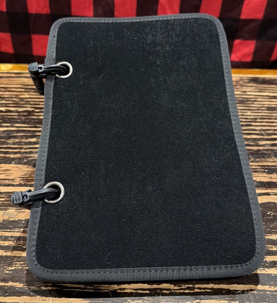 Flip-Page Patch Book Hook and Loop  Patch Organizer with Grimlocs