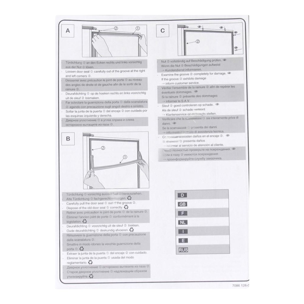 Liebherr 708612800 Appliance Insert