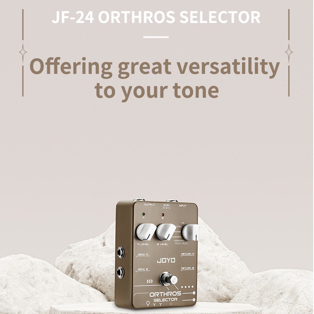 JOYO Loop Guitar Effect Pedal 6 Looping Modes 2 Line Loop JF-24 Selector Pedal