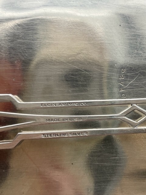Elgin Silver Cigarette Case