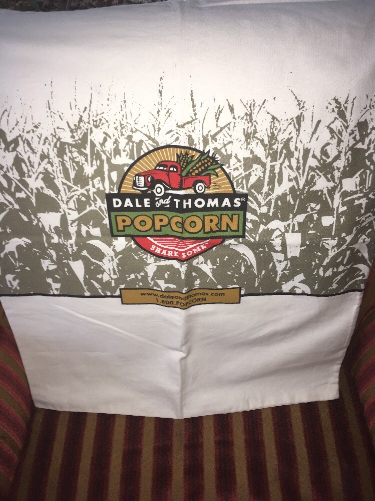 Dale & Thomas Canvas Popcorn Drawstring Extra Large Fabric Bag .
