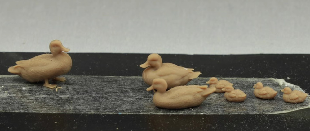 1/35 Resin ducks set Unpainted