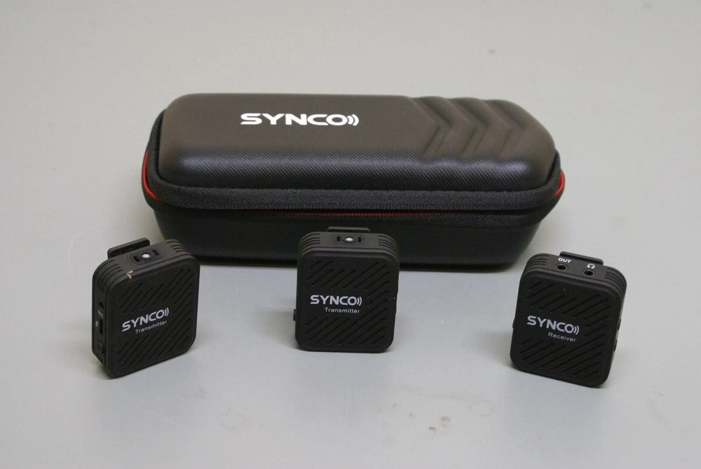 SYNCO G1 A2 2.4GHz Wireless Lavalier Microphone System 1 Receiver 2 Transmitter