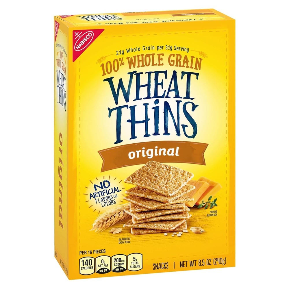 Snacks, Whole Grain Crackers, 6 Boxes, 51 oz-