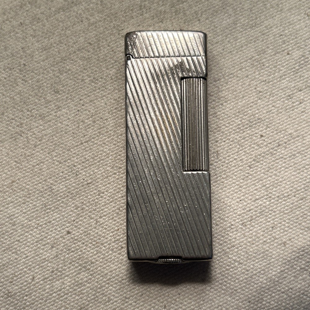 Dunhill Roller Gas Lighter Silver No Box