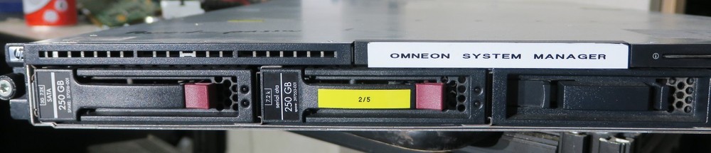 Omneon system manager PC (ref 2)