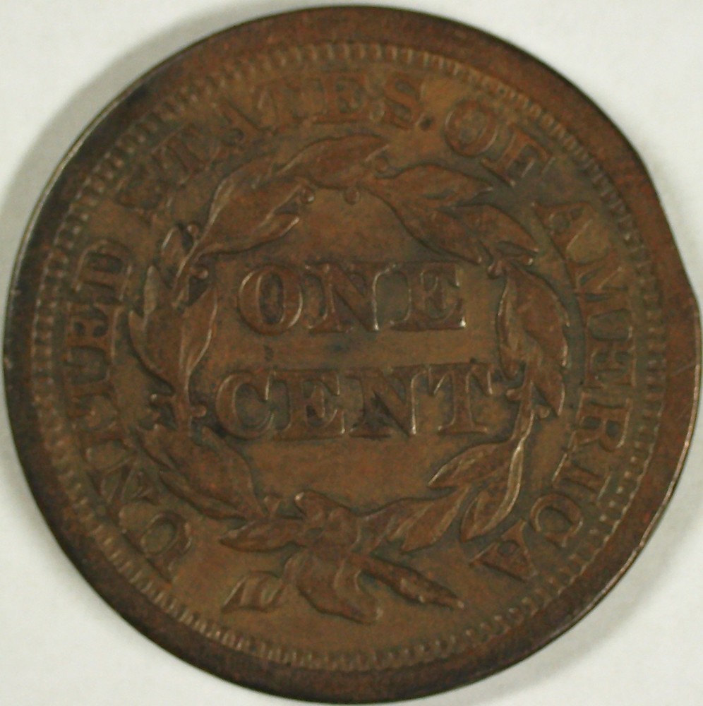 1849 Large Cent VF+