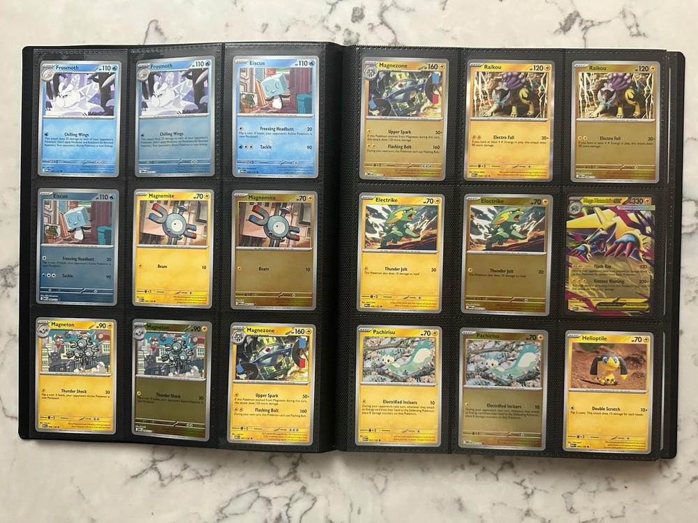 Mega Evolutions - Complete Base Set - C,U,R,RR and Reverses - With Binder