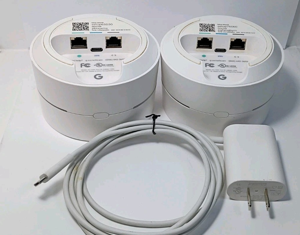 Google AC-1304 WiFi Mesh Router 2-Pack - SAME DAY SHIP