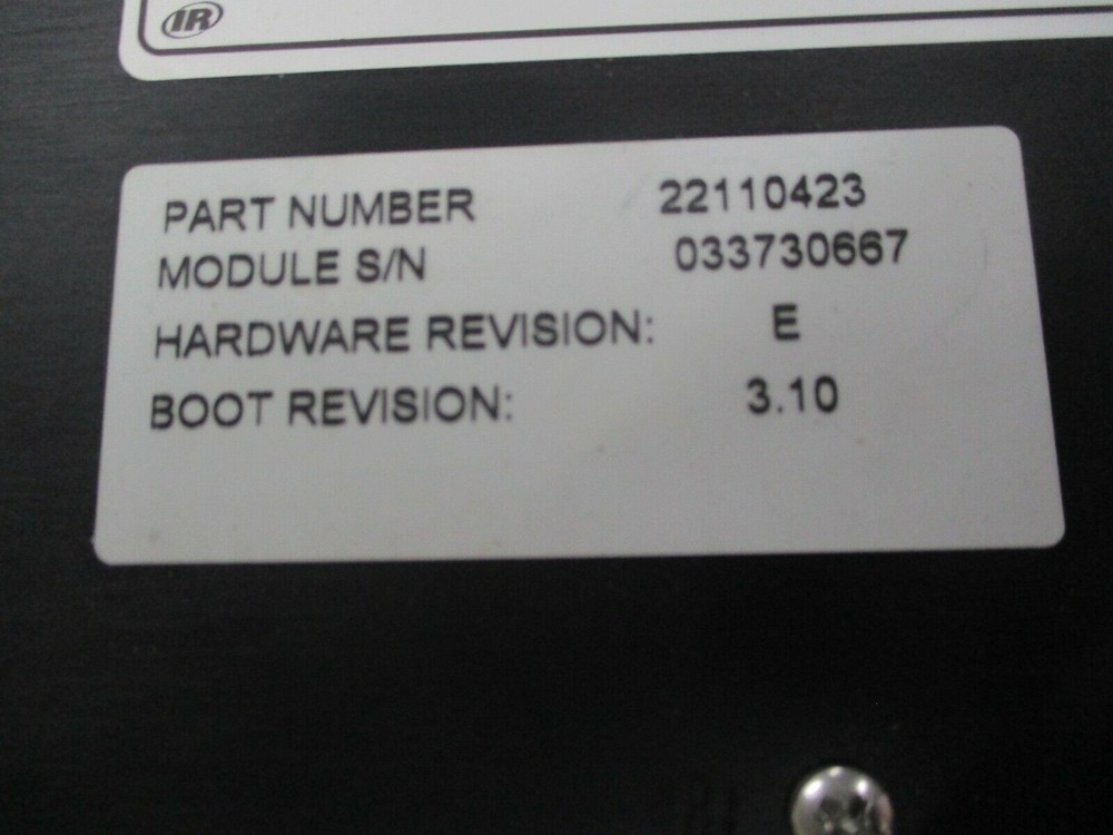 Ingersoll Rand Microcontroller Processor Module 22110423 H/W Rev:E Boot Rev:3.10