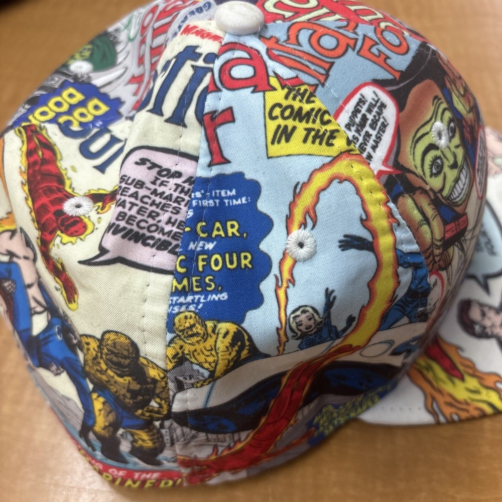 Marvel Comics Character Graphic Fitted Baseball Cap Hat Size Large 2011
