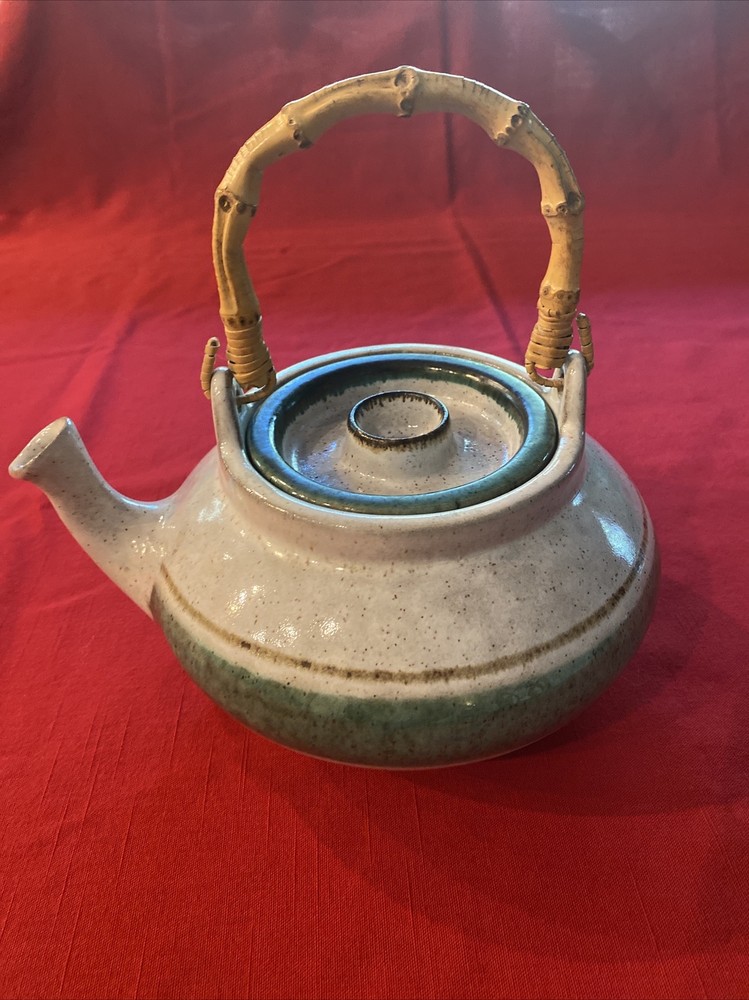 Pottery Craft Glazed Tea Pot