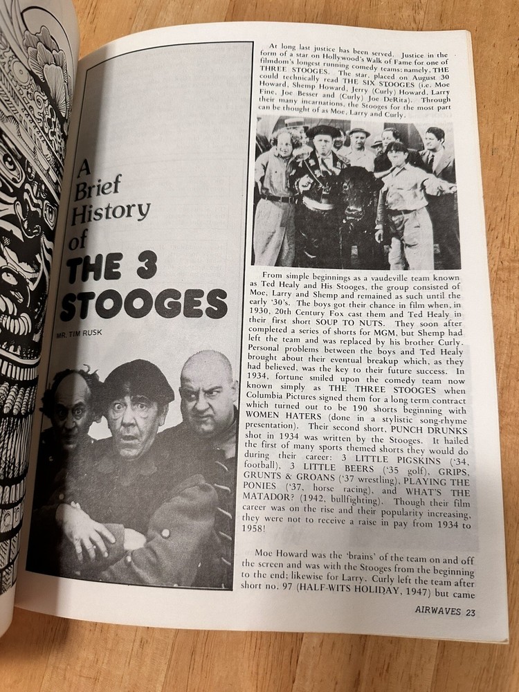 #1S Last issue AIRWAVES 1984