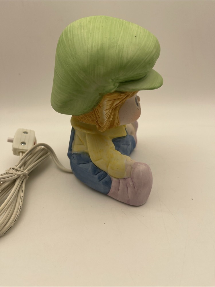 Vintage Interpur Boy Ceramic Night Light