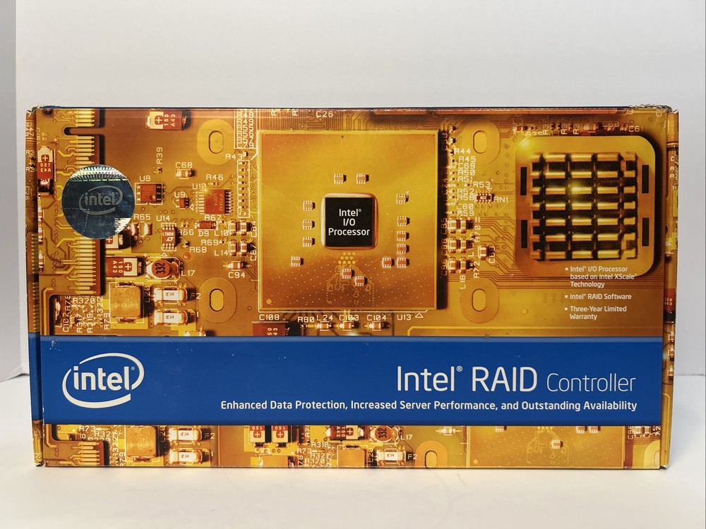 Intel Raid Controller SRCU42E I/O Processor Based On XScale Technology New Open