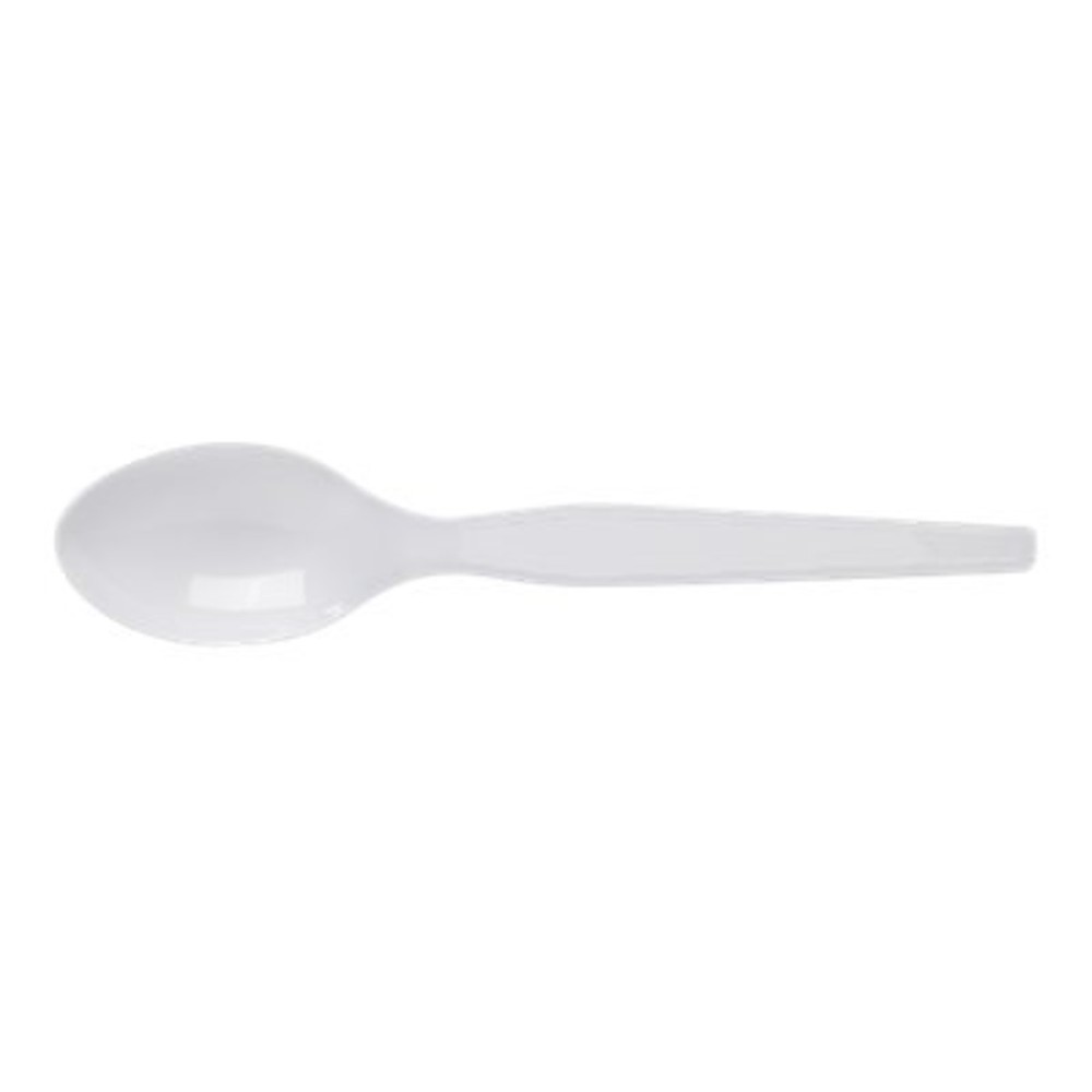 Dixie HW Polystyrene Spoons, White, 1000 per Case