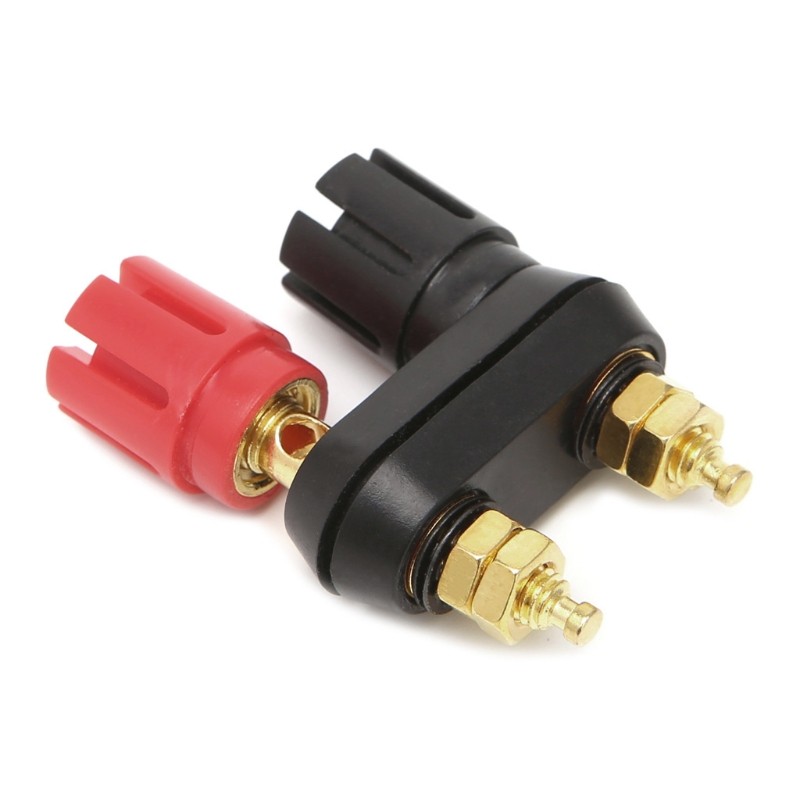 Dual 4mm Banana Plug Jack Socket Binding Post for Speaker Amplifier Terminal