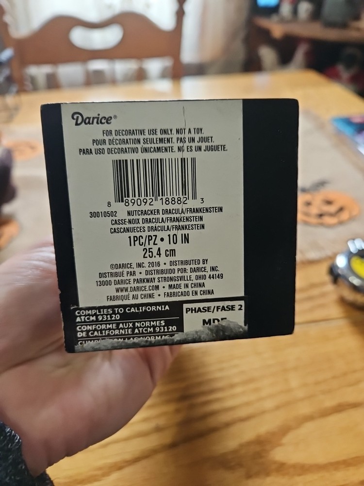 Dracula Nut Cracker 9 Inch