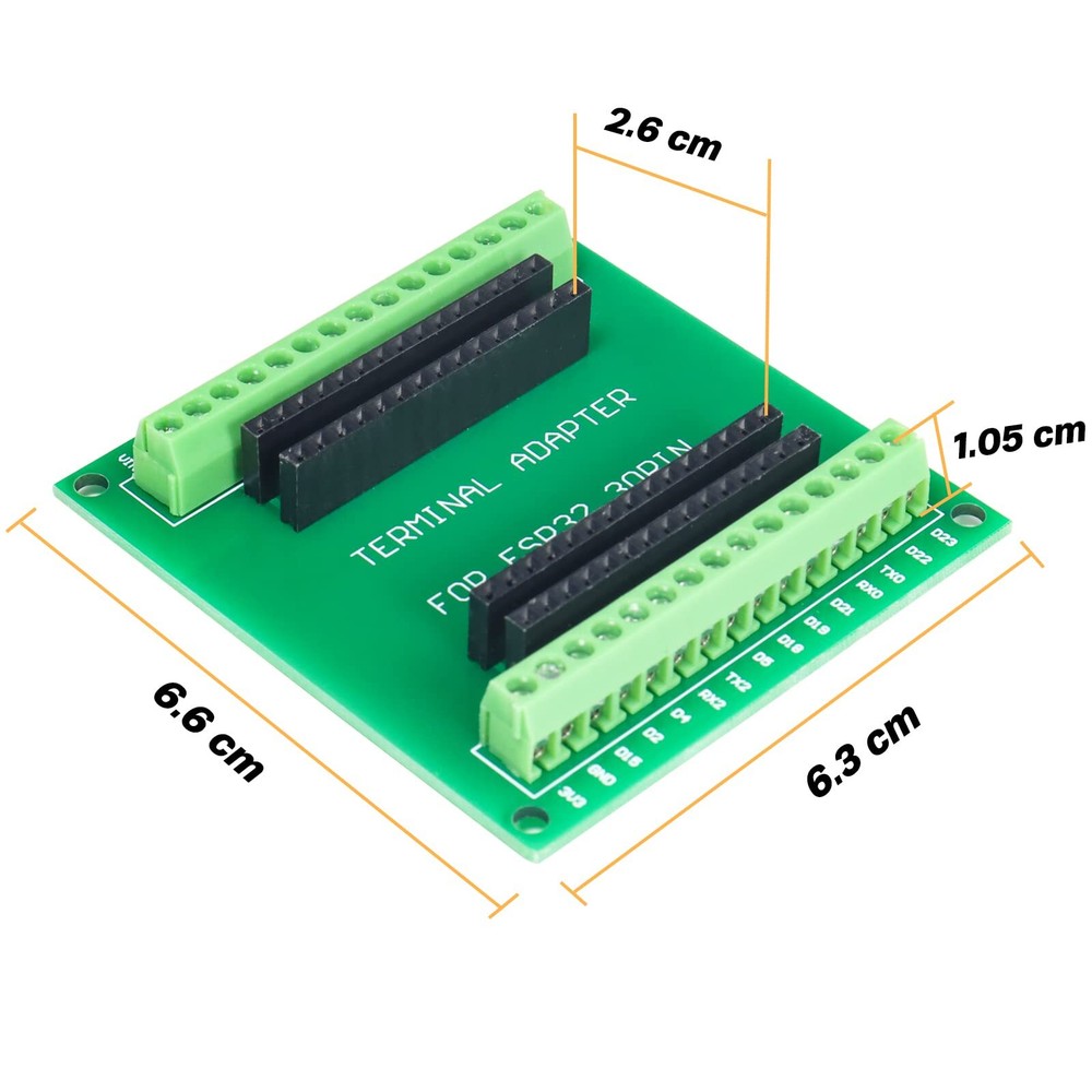 2pcs ESP32 breakout board shield GPIO for 30PIN ESP32 development board