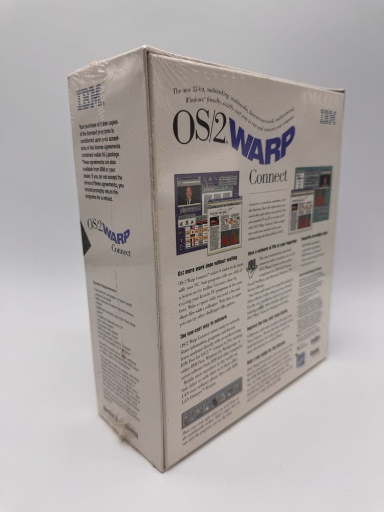 IBM OS/2 Warp Connect Version 3 CD-Rom Vintage Computer Software (NOS)