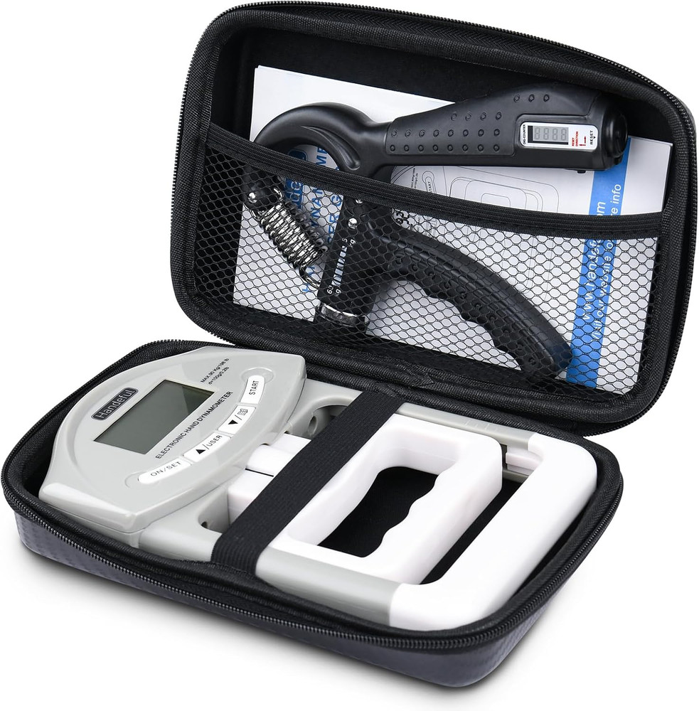 Grip Strength Tester Trainer - Dynamometer Handgrip Measurer Meter, Handheld Str