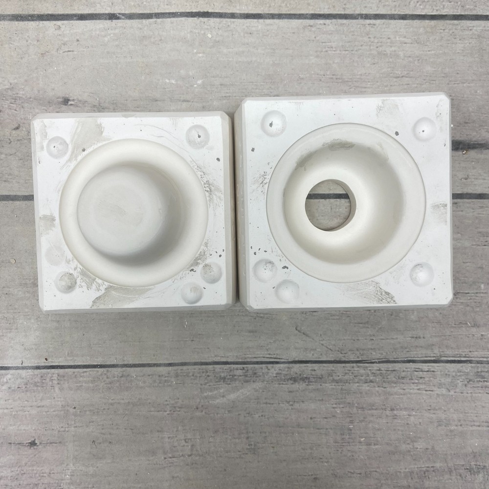 Vintage 1995 Boothe Mold Ceramic Casting Mold Plain Dip Inserts #1068