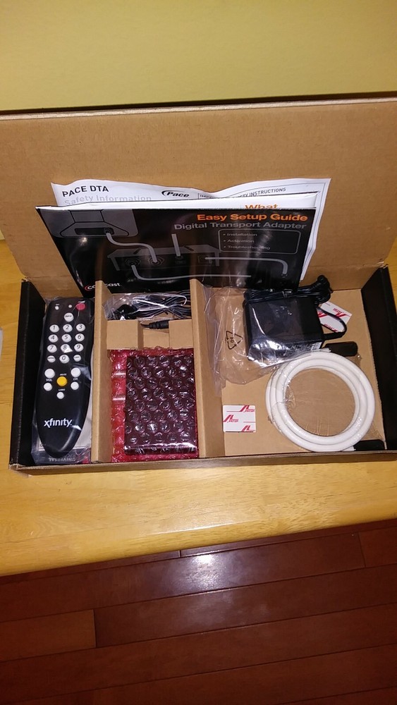 Comcast Digital Transport Adaper DTA Self-Installation Kit