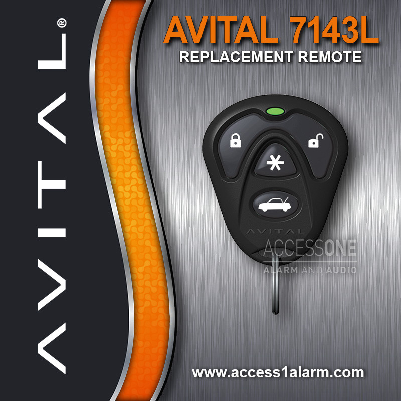 Avital 7143L 4-Button Remote Control Replacement Transmitter EZSDEI474S 474L NEW