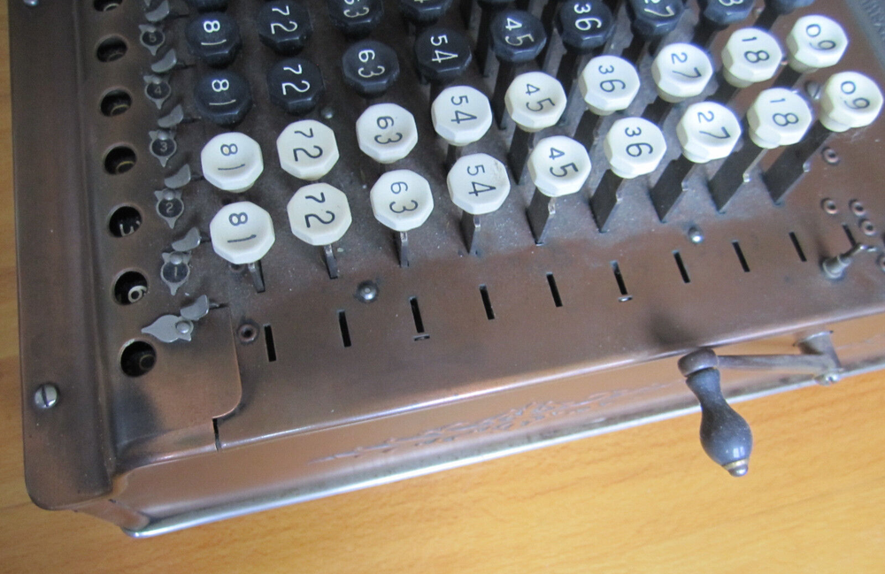 Vintage "Comptometer" Series "F" adding machine