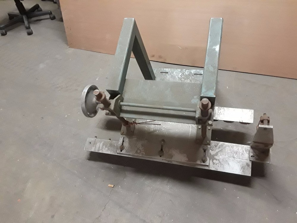 Top Compression Section from a Case Sealer for Glue - Green and Aluminum Frame