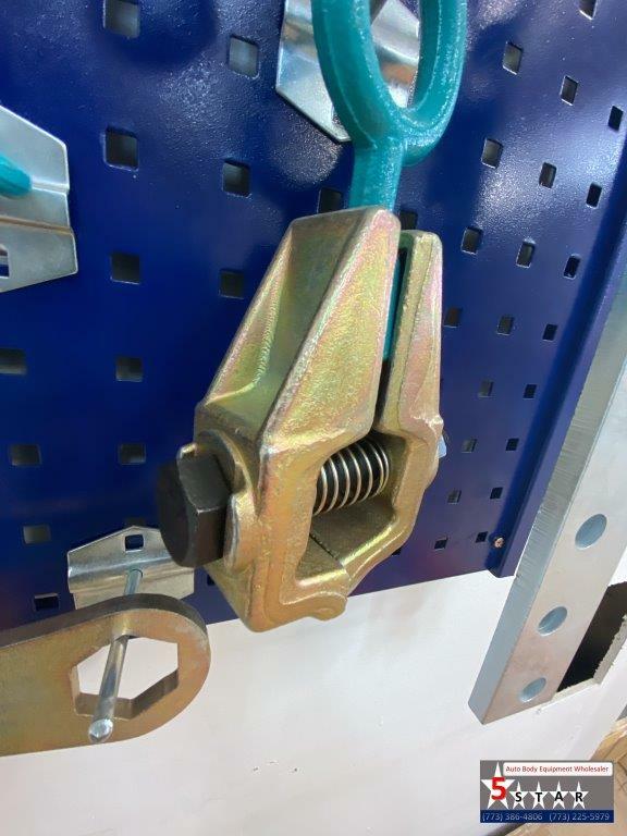 SET#40 - 13 PIECE SET HEAVY DUTY AUTO BODY FRAME MACHINE PULLING TOOLS CLAMPS