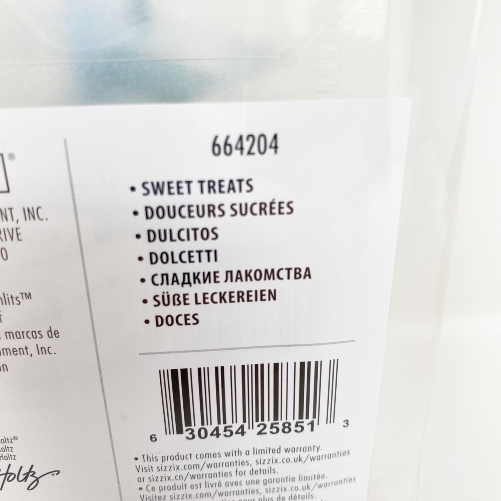Sizzix Tim Holtz Thinlits Halloween Sweet Treats Candy Dies 664204 NEW