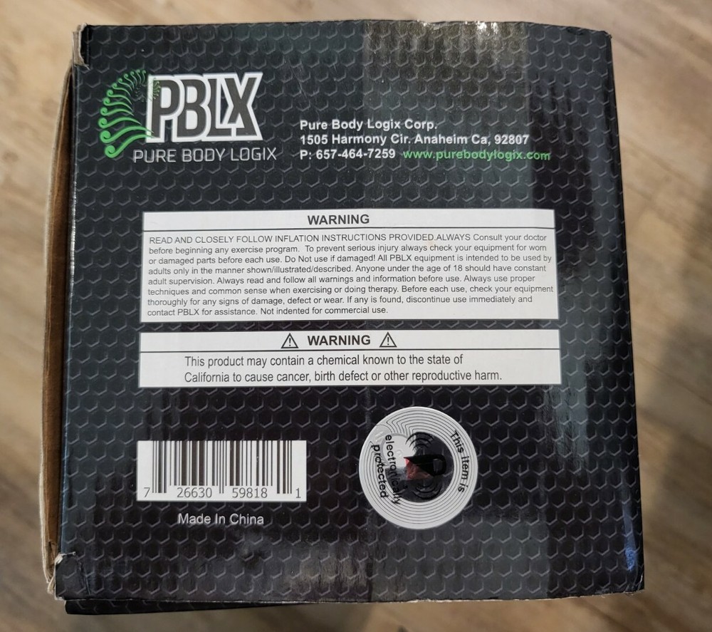 PBLX Pure Deep Tissue Body Roller Self-Massage 18" Release Trigger Points