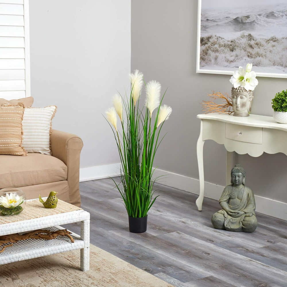 4Ft. Plume Grass Artificial Plant