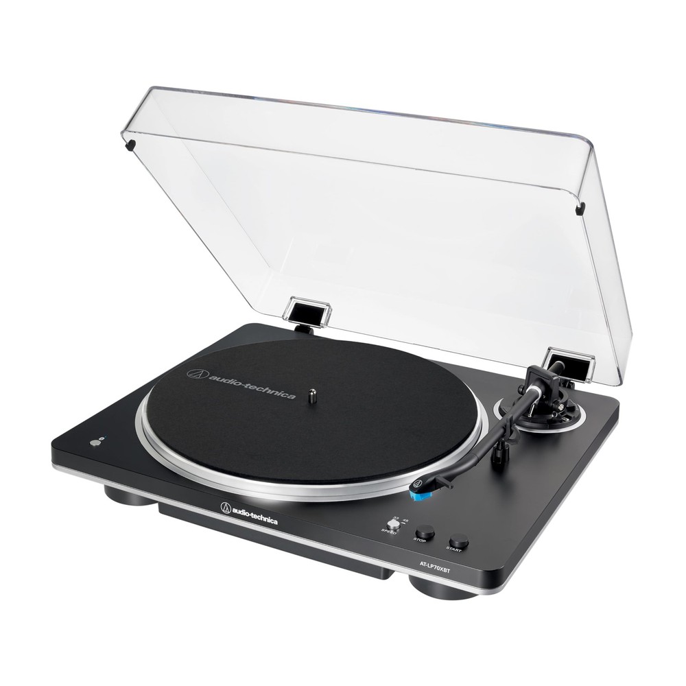 Audio-Technica AT-LP70XBT Wireless Turntable (Black/Silver)