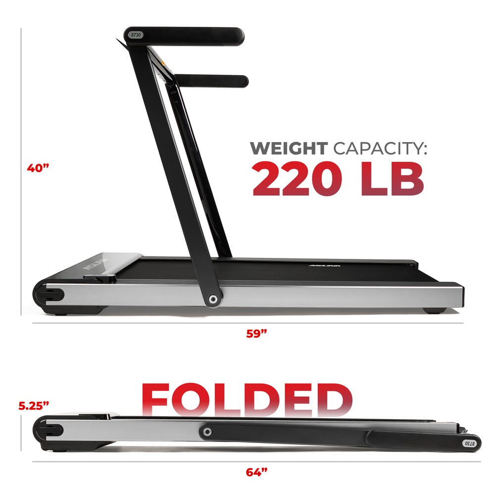 ASUNA Space Saving Treadmill, Motorized, Low Profile & Slim Folding