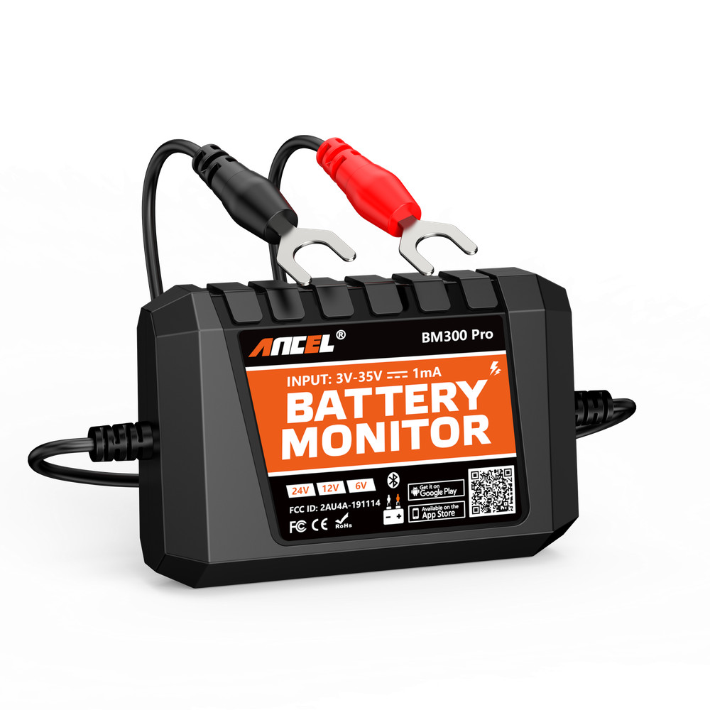 ANCEL 6V 12V 24V Car Battery Tester Charging System Analyzer for Android IOS