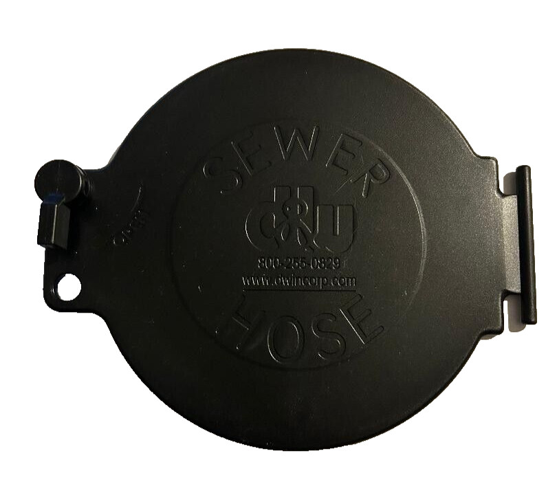 RV Black Replacement Hatch ONLY D&W Super Tube & Slider Sewer Hose Camper