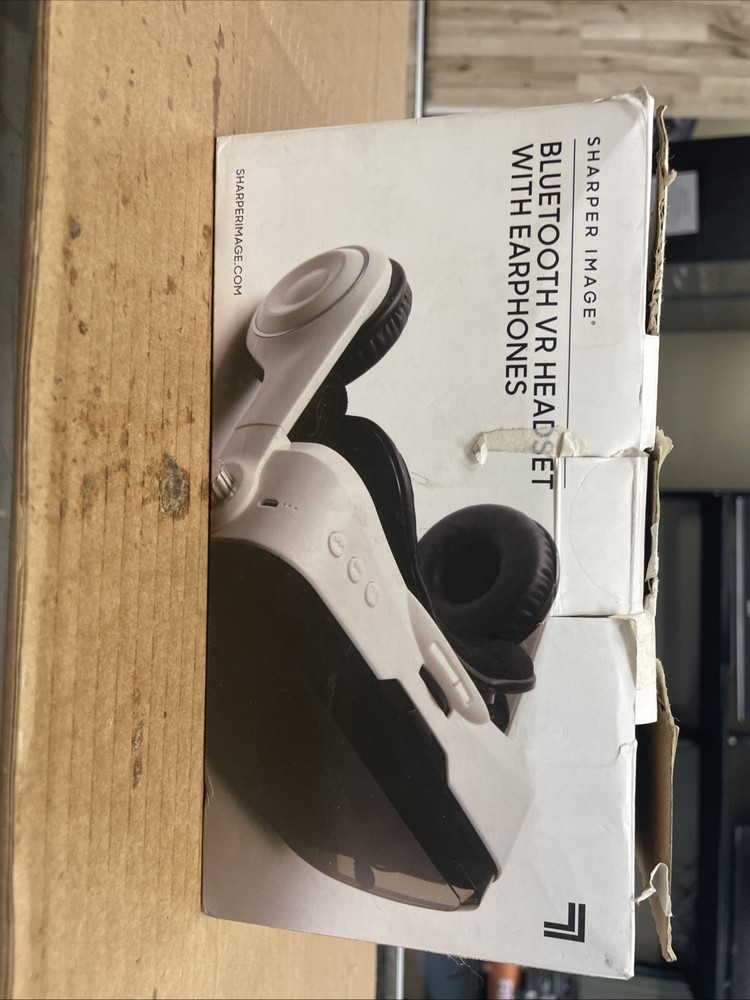 Sharper Image Bluetooth VR Headset With Earphones