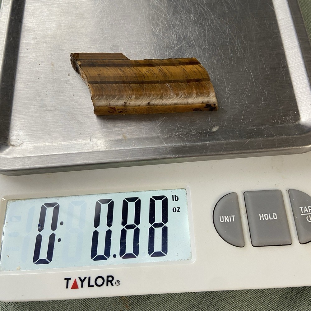 White Quartz Tiger Eye Slab