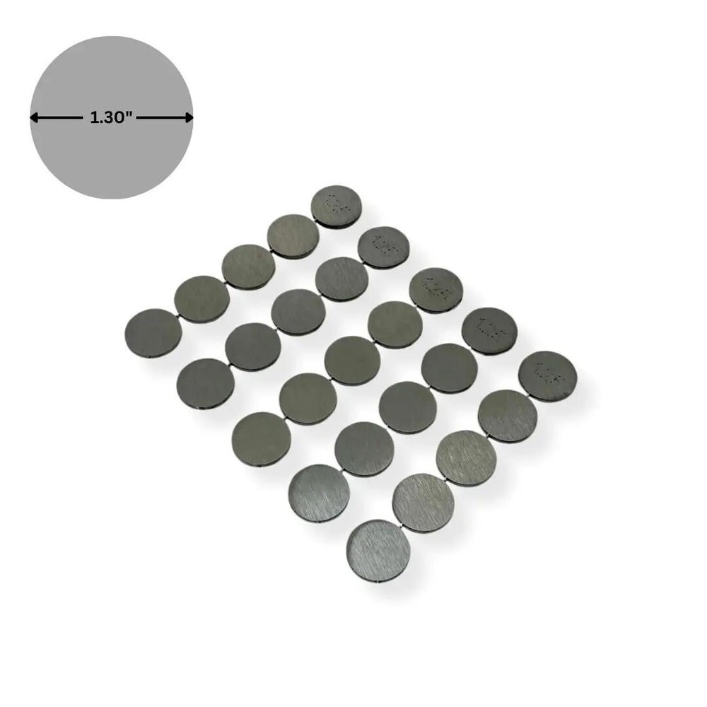 OFFROAD ANONYMOUS Tube Caps - Shape: Round, Size: 1.5" (Quantity: 25 Pack)