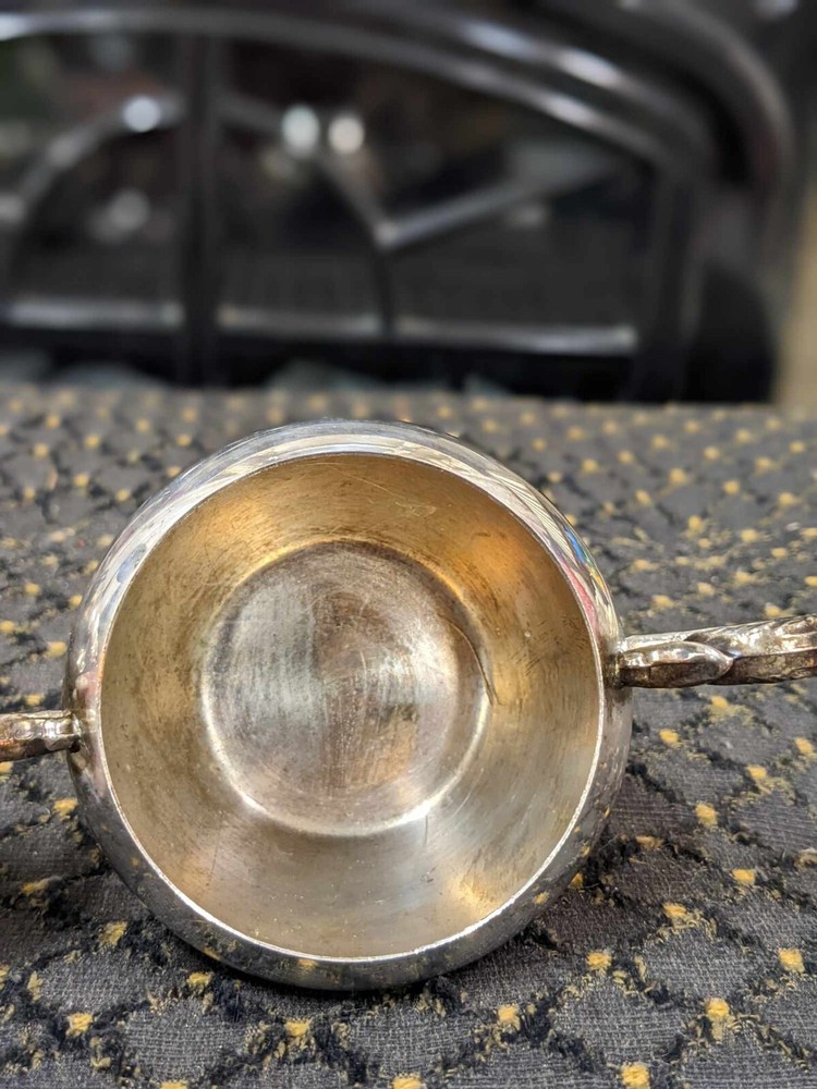 Vtg Leonard Silverplate Cream & Sugar
