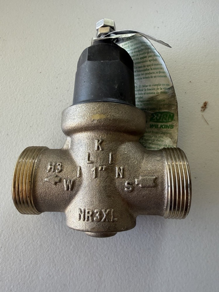 Zurn Wilkins NR3XL Water Pressure Reducing Valve 1" Bronze