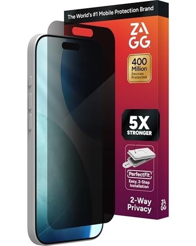 ZAGG Apple iPhone 17 Screen Protector Glass Elite Privacy