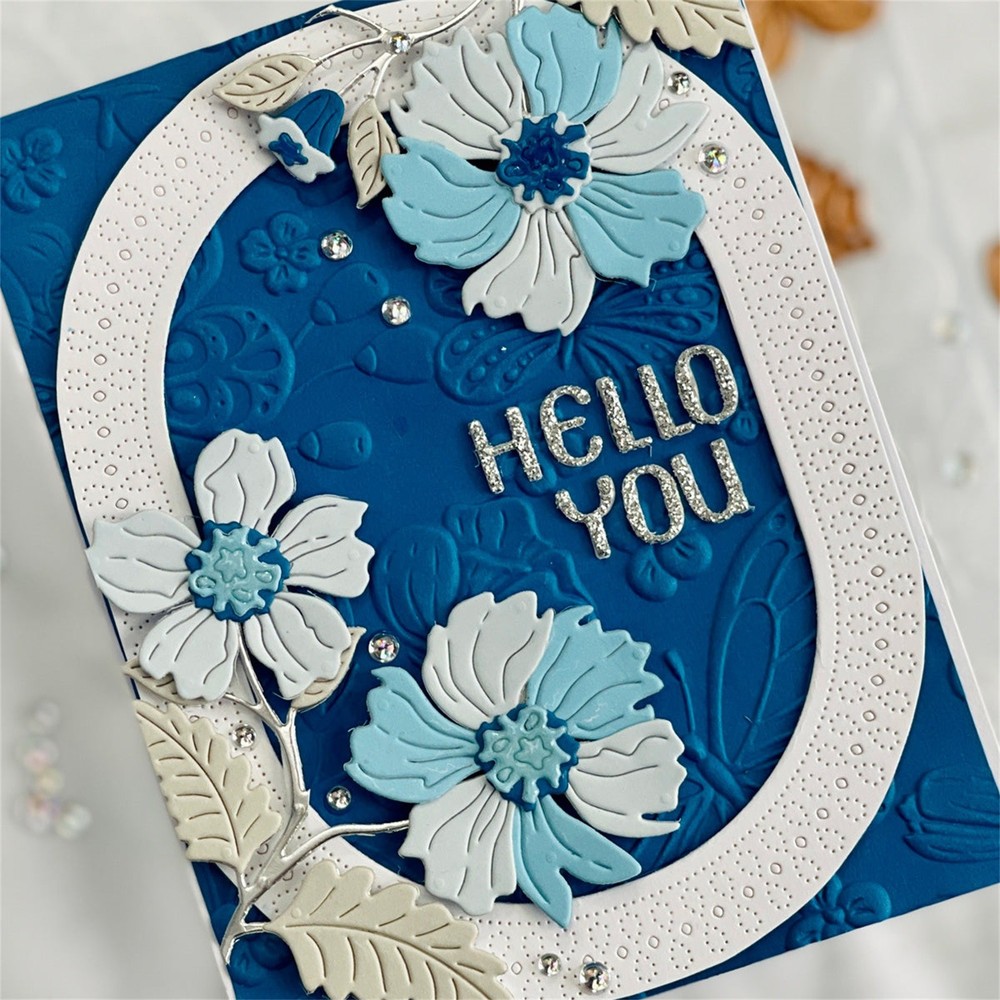 Butterfly Pattern 3D Embossing Folder for Add Texture Paper Crafting Card Making