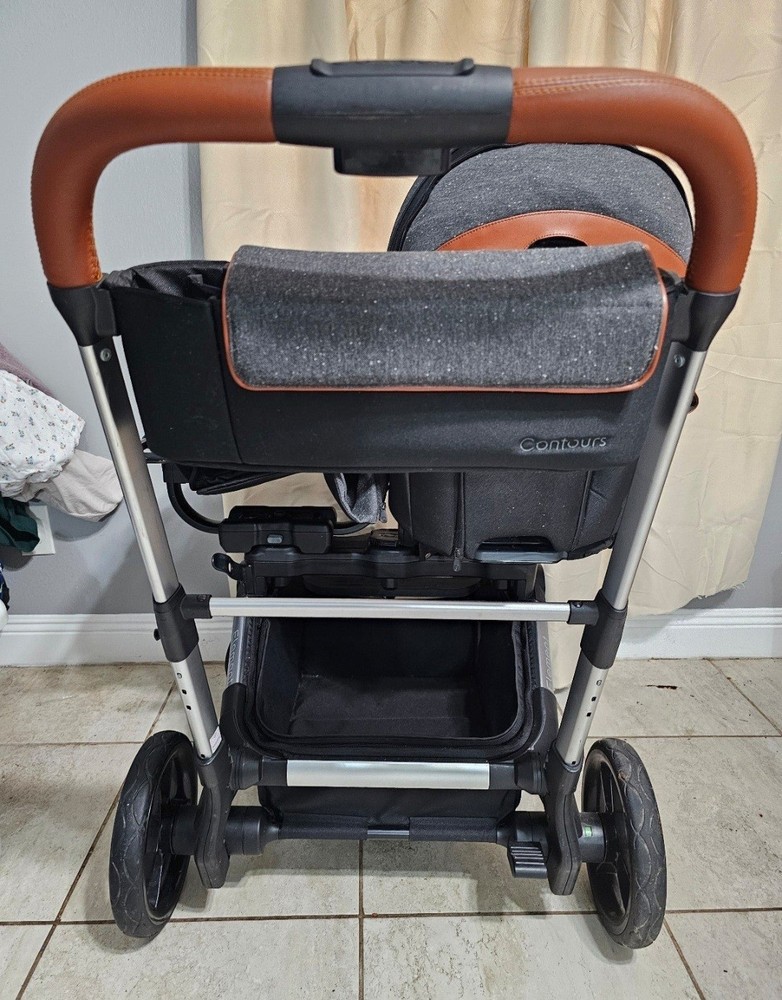 Contours Element Single-to-Double Stroller - Grey