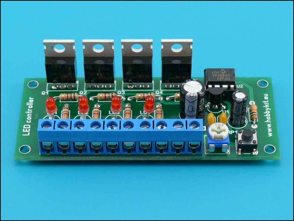 4 Channel LED Controller Chaser Light Show Strobe Strip Microcontroller