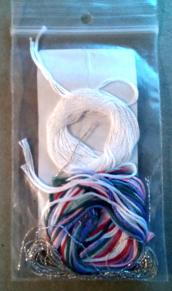The Victoria Sampler April Bell pull Accessory Thread Pack