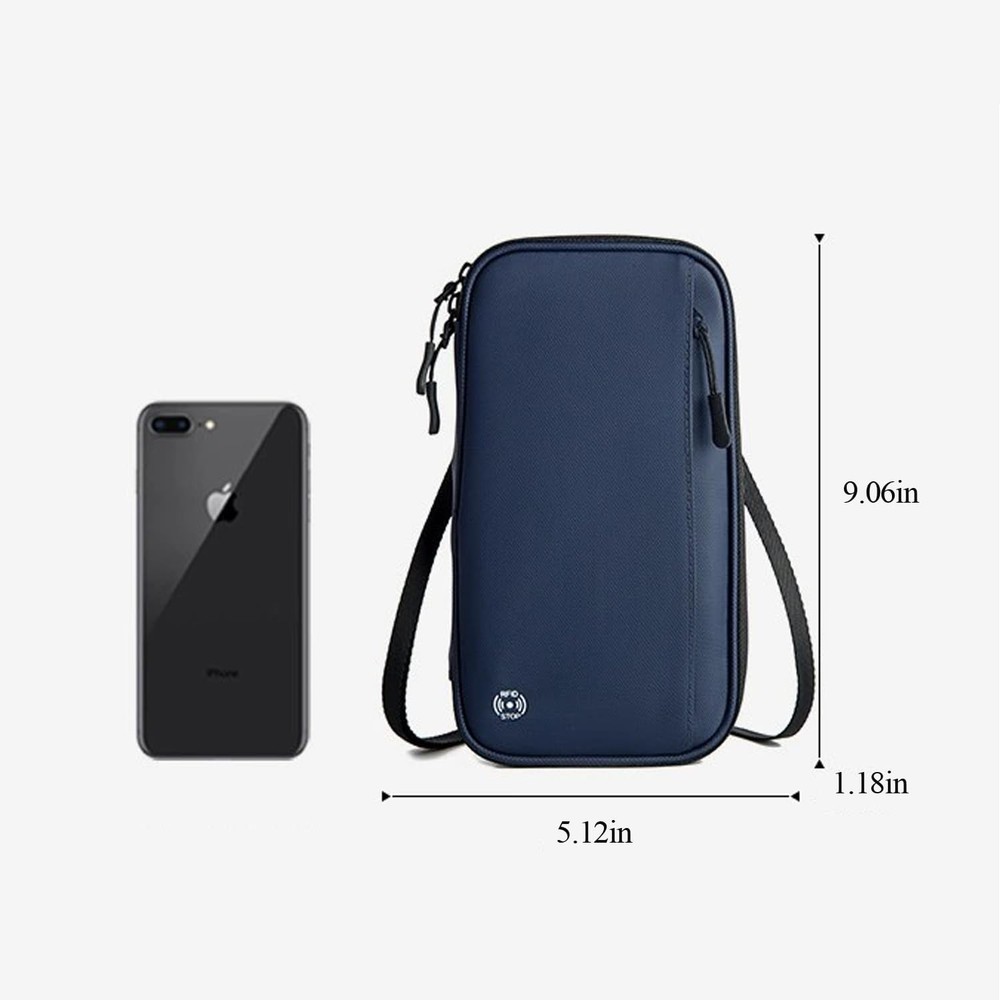 RFID Blocking Family Passport Holder, Multi-functional Travel Document Organizer